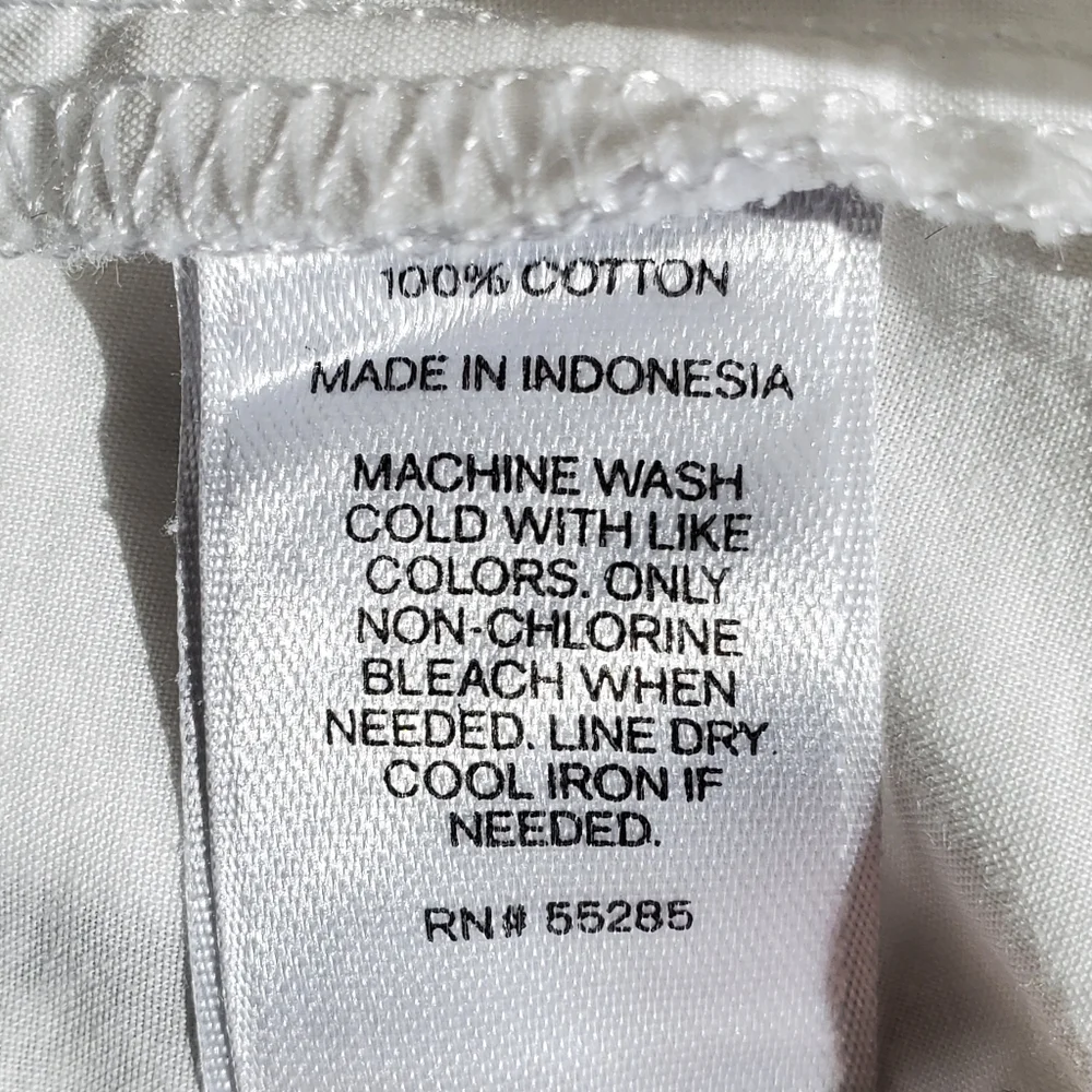 Express Women's Ruffle Blouse, White (Size L) - Picture 5 of 7